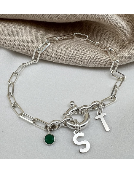 Pulseira Boia Two Initials | Pulseiras Personalizadas | Malu Maiese Pulseira Boia Two Initials | Pulseiras Personalizadas | Malu Maiese