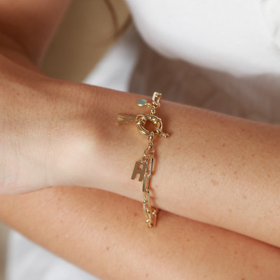 Sailor Two Initials Bracelet | Personalised Bracelets | Malu Maiese 2