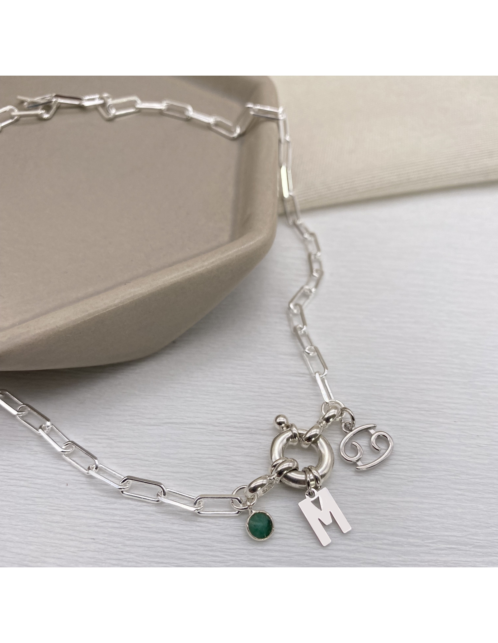 Initial & Zodiac Sailor Necklace | Personalised Necklace | Malu Maiese