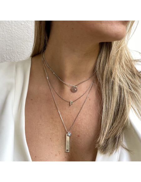 Collar Initials | Collar de Letra Chapado en Oro | Malu Maiese Collar Initials | Collar de Letra Chapado en Oro | Malu Maiese