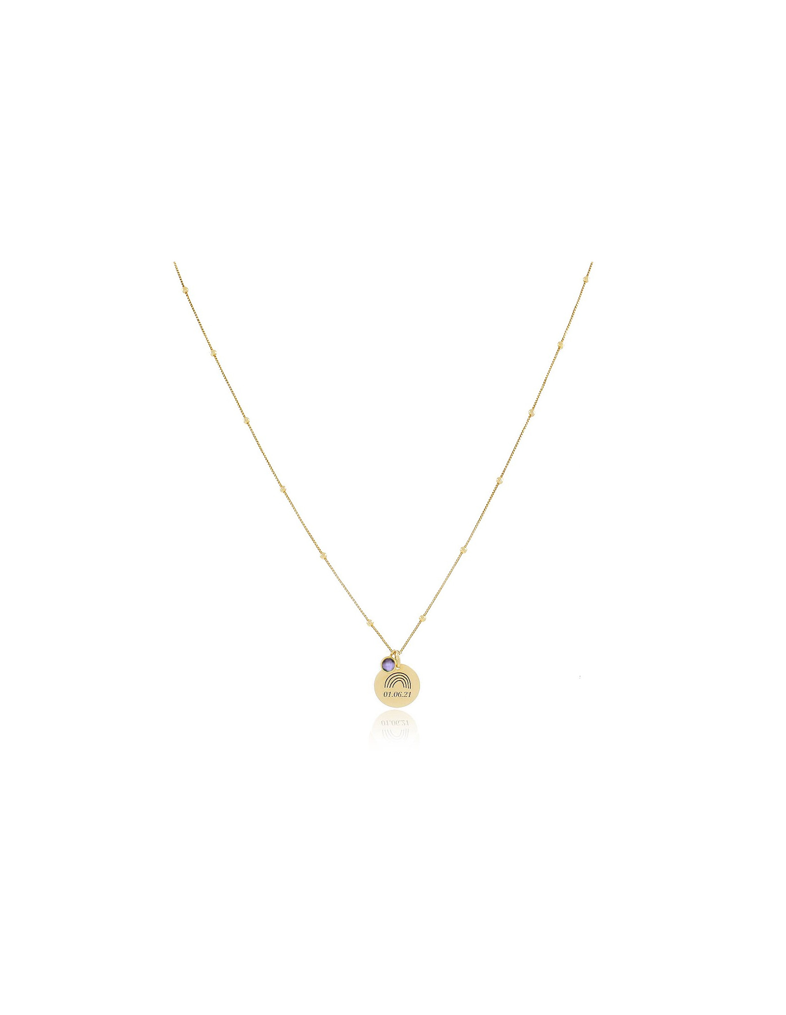 Collar Plaque Stone | Collares Personalizados | Malu Maiese