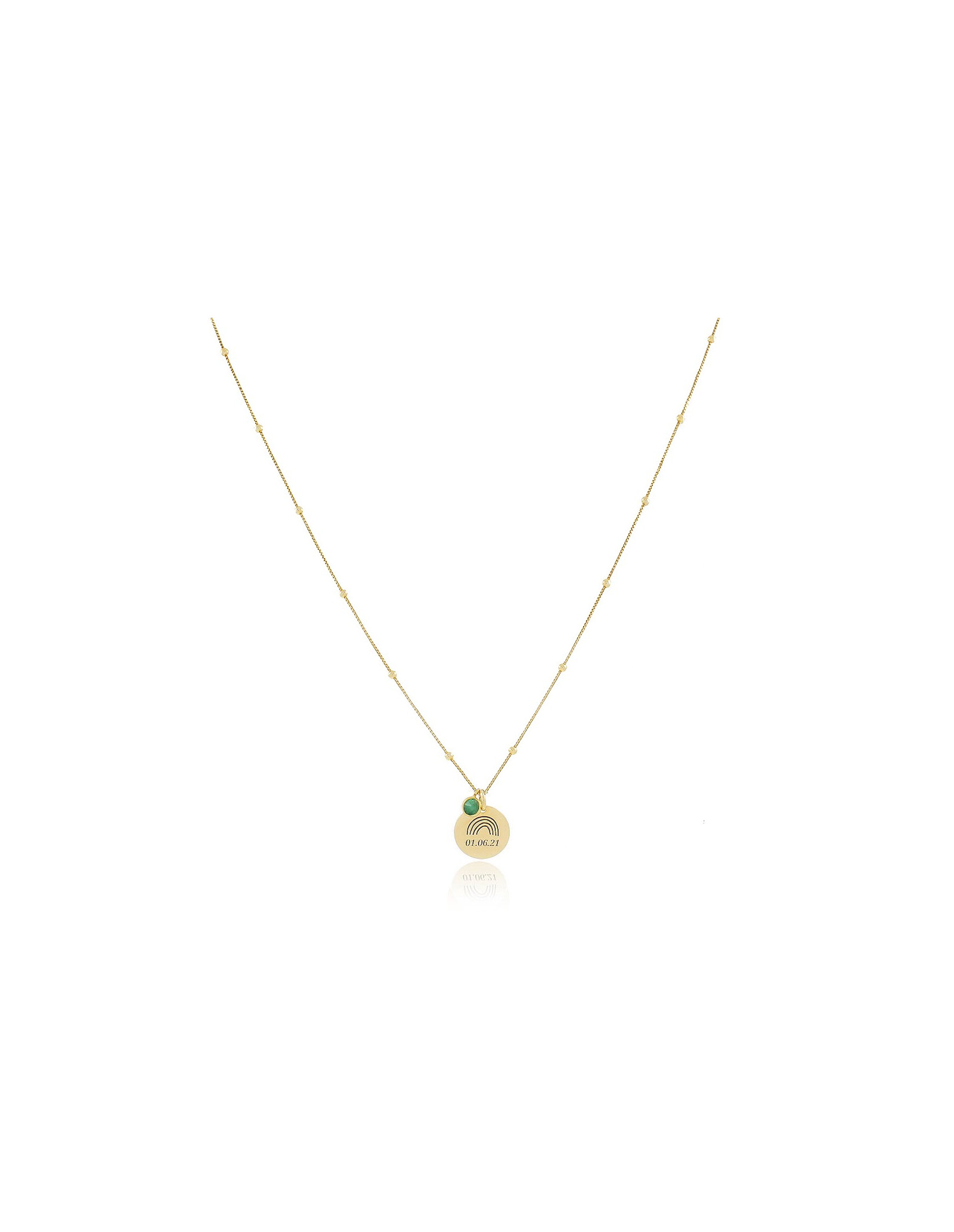 Collar Plaque Stone | Collares Personalizados | Malu Maiese