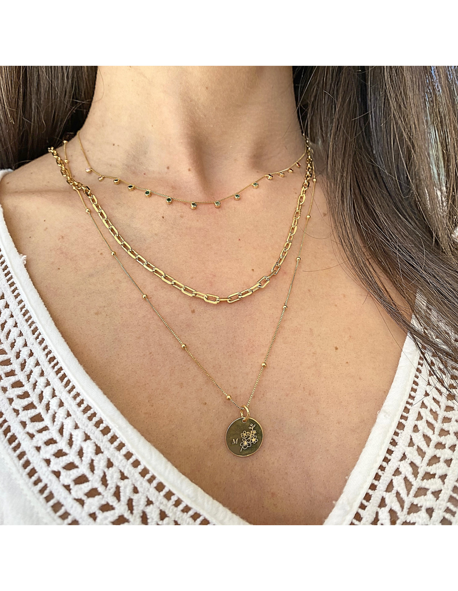 Birth Flowers Necklace | Personalise Necklace | Malu Maiese