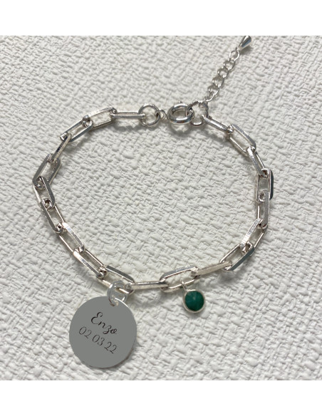 Pulseira Plaque Stone | Pulseira Personalizada e Gravura | Malu Maiese Pulseira Plaque Stone | Pulseira Personalizada e Gravura | Malu Maiese