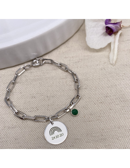Pulseira Plaque Stone | Pulseira Personalizada e Gravura | Malu Maiese Pulseira Plaque Stone | Pulseira Personalizada e Gravura | Malu Maiese
