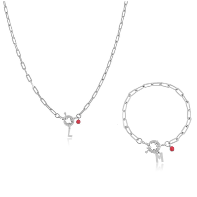 Pack Colar&Pulseira Boia Initials | Joias Personalizadas | Malu Maiese 2
