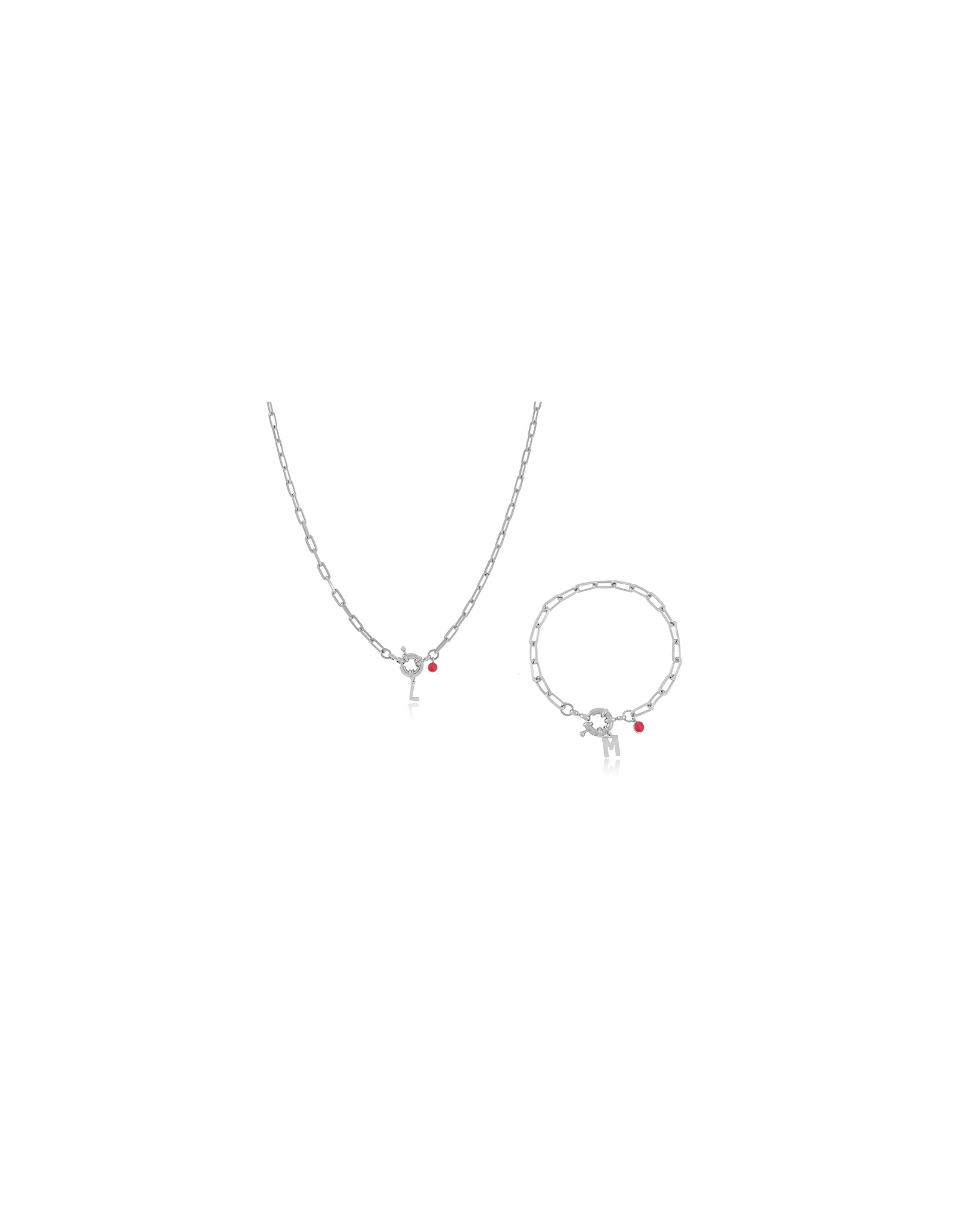 Pack Colar&Pulseira Boia Initials | Joias Personalizadas | Malu Maiese