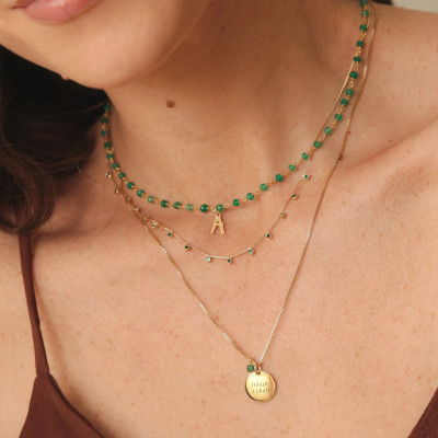 Stone Plaque Necklaces Pack | Personalised Necklaces | Malu Maiese 2