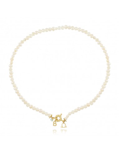 Pearls Initial & Zodiac Sailor Necklace