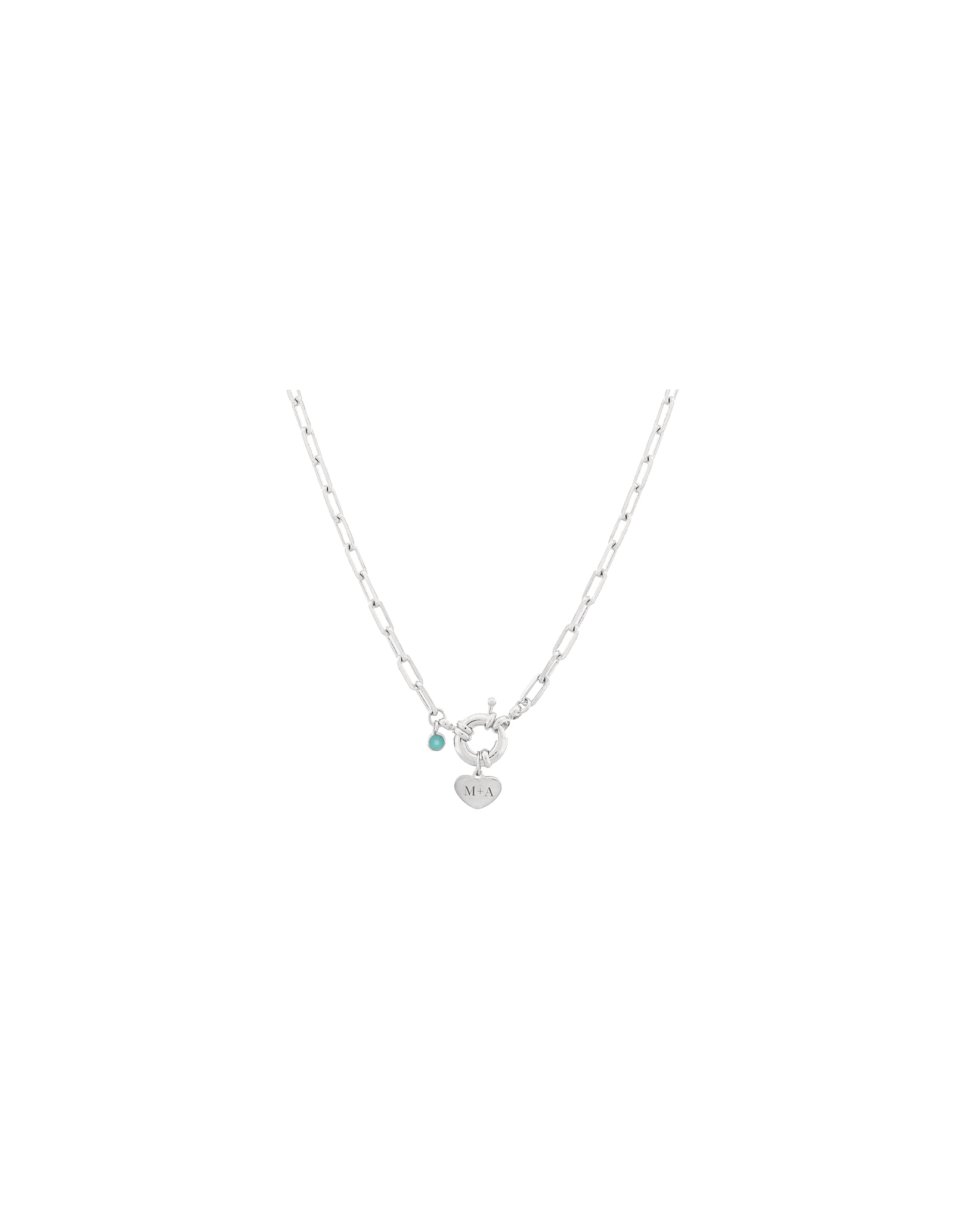 Collar Marinera Corazón | Personalizado Grabado Corazón | Malu Maiese