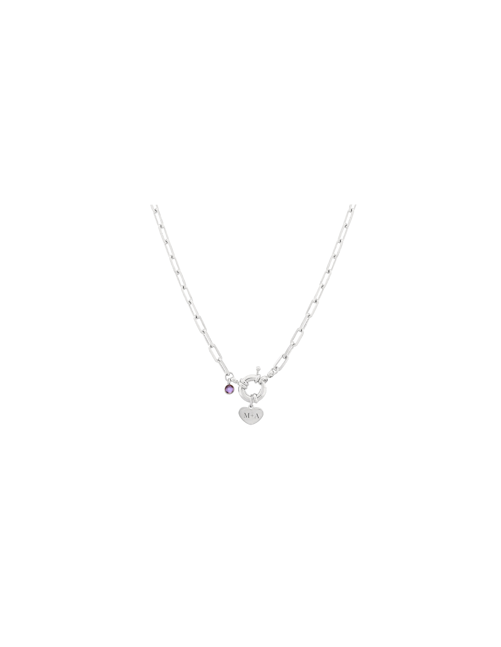 Collar Marinera Corazón | Personalizado Grabado Corazón | Malu Maiese