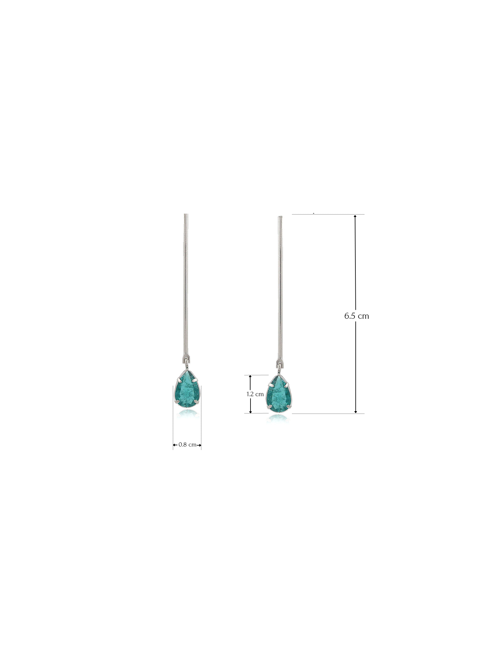 Brinco Maxi Pia | Drop Earrings | Malu Maiese