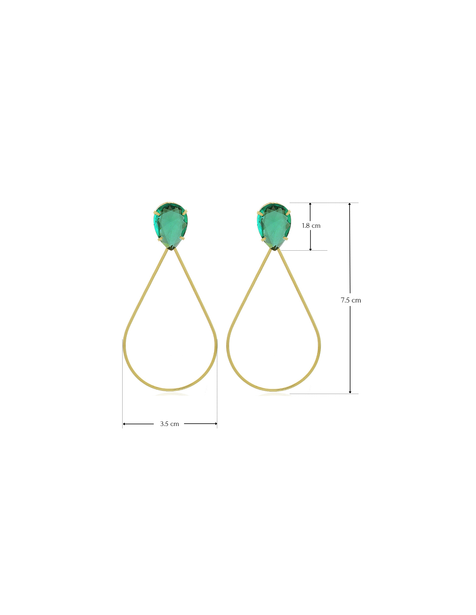 Pietra Maxi Earrings | Drop Earrings | Malu Maiese