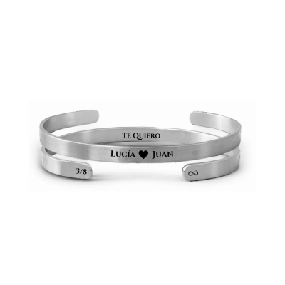 Carpe Diem Stainless Steel Bracelet | Engraved Bracelet | Malu Maiese 2