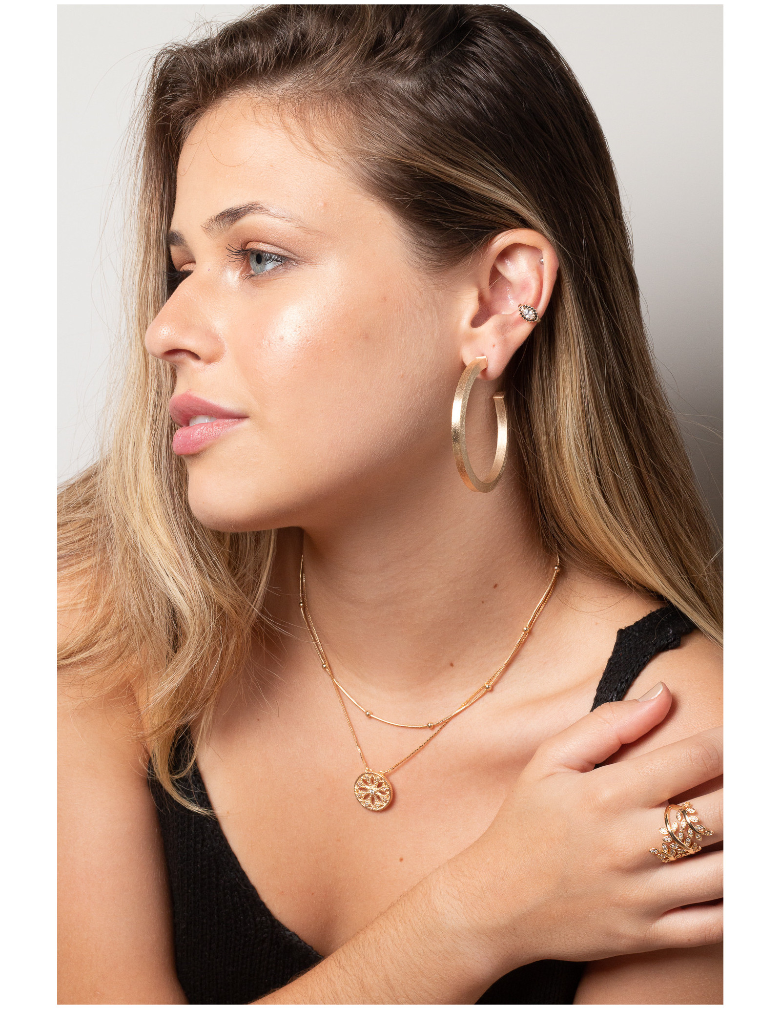 Aros Classy Mate | Pendientes de aro acabado mate | Malu Maiese