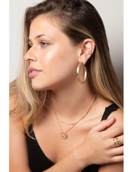 Aros Classy Mate | Pendientes de aro acabado mate | Malu Maiese Aros Classy Mate | Pendientes de aro acabado mate | Malu Maiese