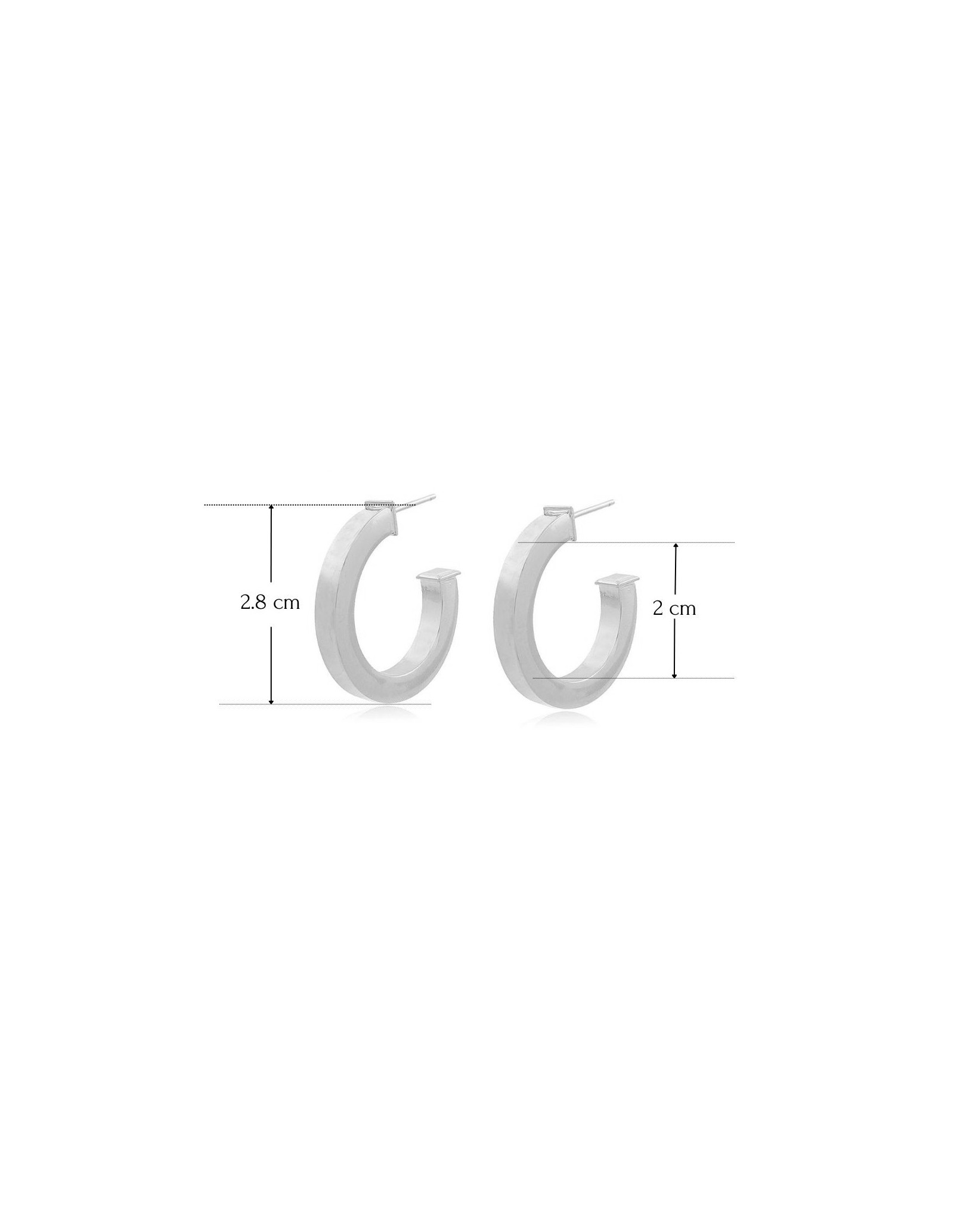 Aros Classy Mate | Pendientes de aro acabado mate | Malu Maiese