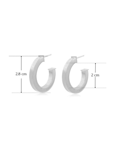 Classy Shiny Hoop Earrings | Versatile Hoop Earrings | Malu Maiese Classy Shiny Hoop Earrings | Versatile Hoop Earrings | Malu Maiese