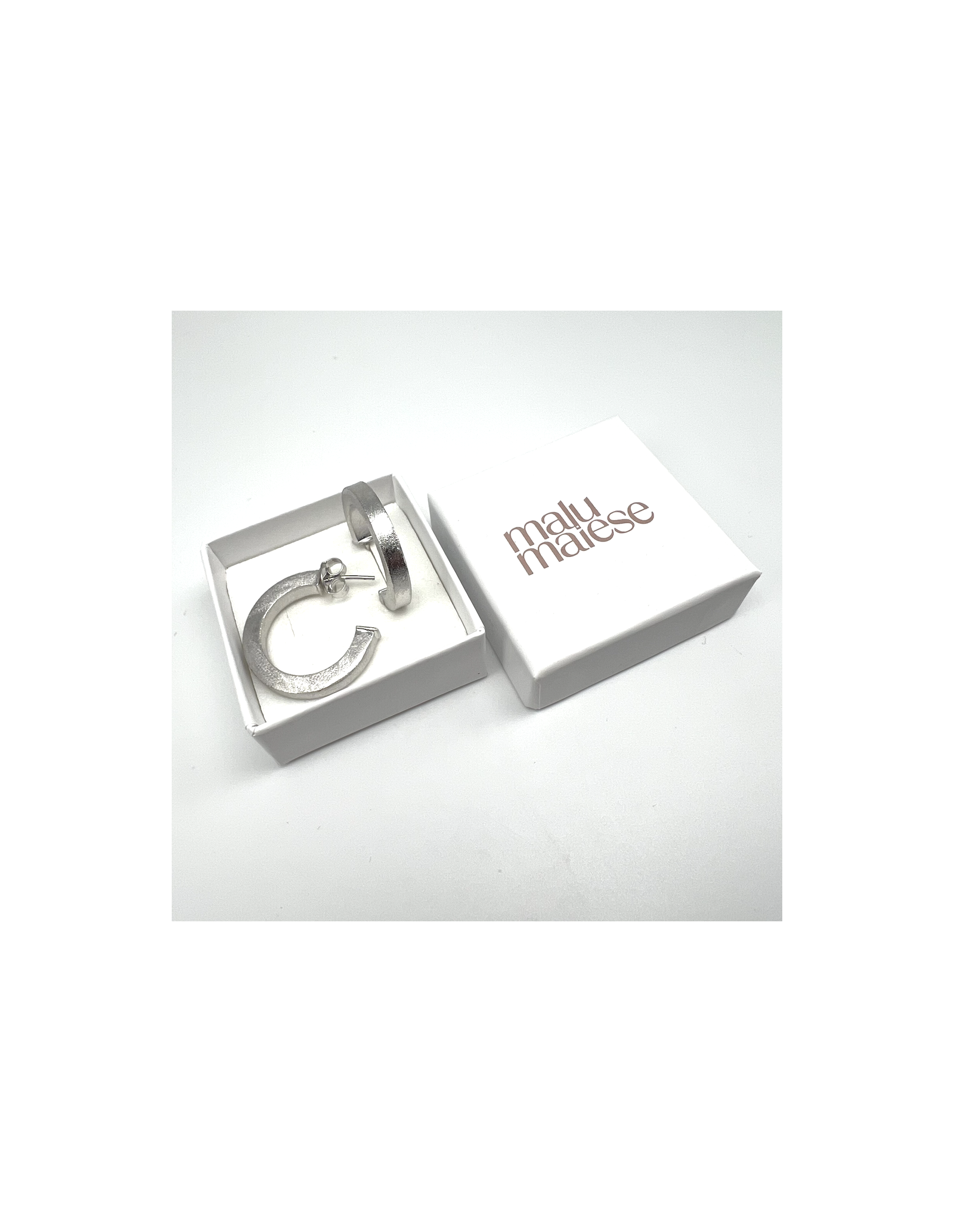 Aros Classy Mate | Pendientes de aro acabado mate | Malu Maiese