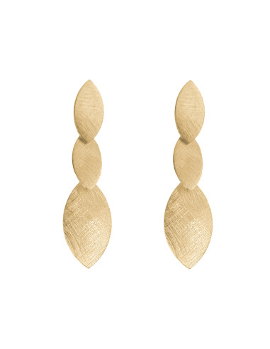 Navettes Long Earrings