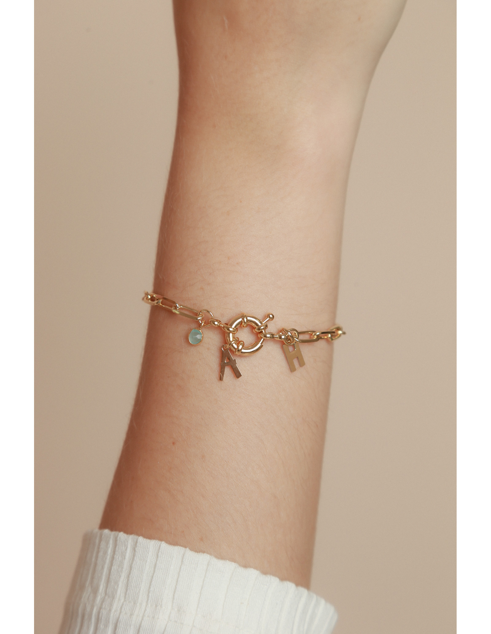 Pulseira Boia Two Initials | Pulseiras Personalizadas | Malu Maiese