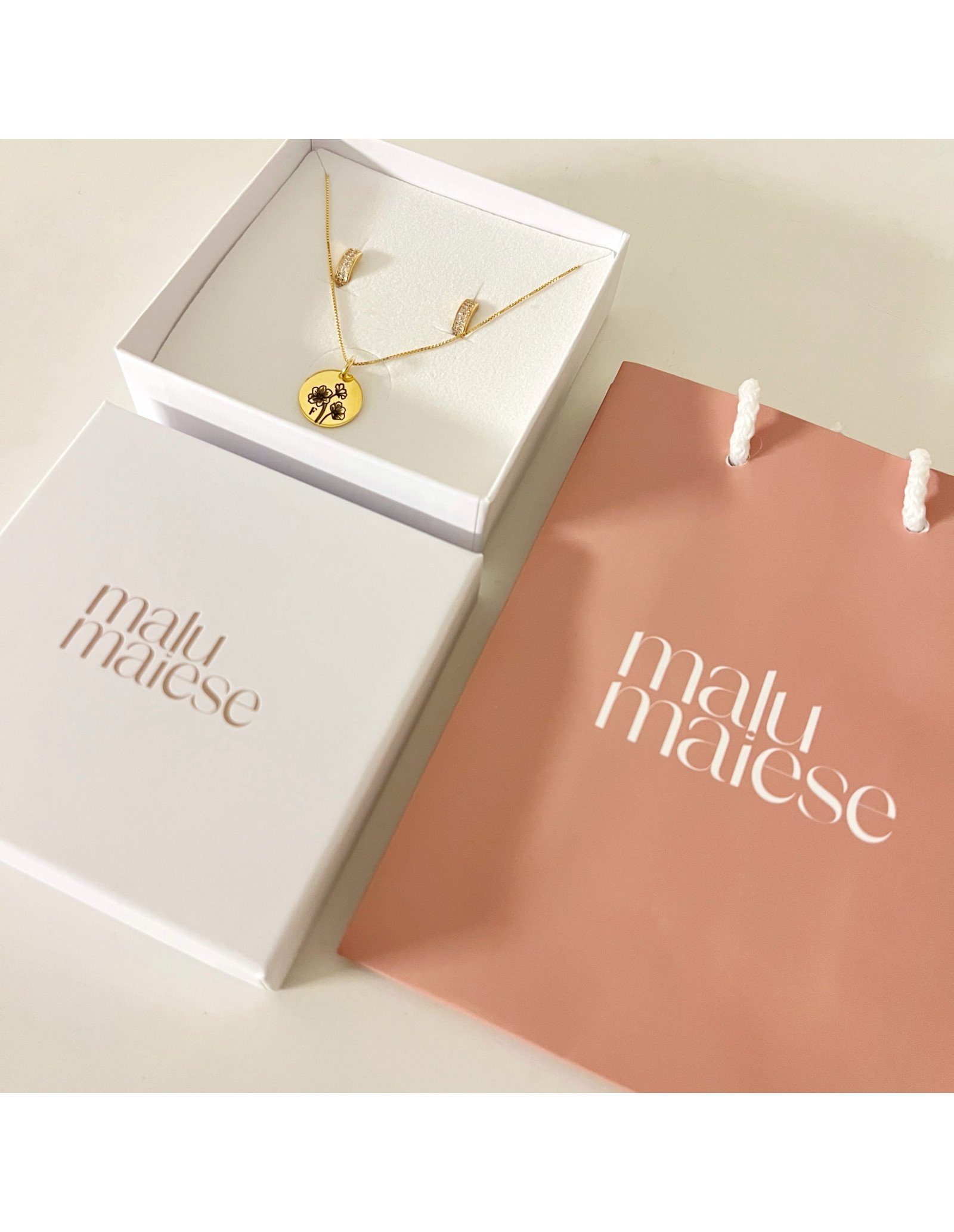 Pack Birth Flowers & Argola | Presente Personalizado | Malu Maiese
