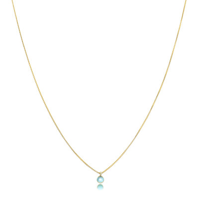 Mini Stones Necklace | Silver 925 necklace with stone | Malu Maiese