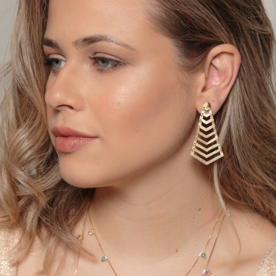 Pendientes Largos Cascade | Maxi Pendientes | Malu Maiese 2