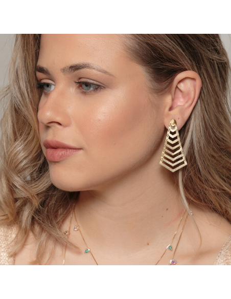 Pendientes Largos Cascade | Maxi Pendientes | Malu Maiese