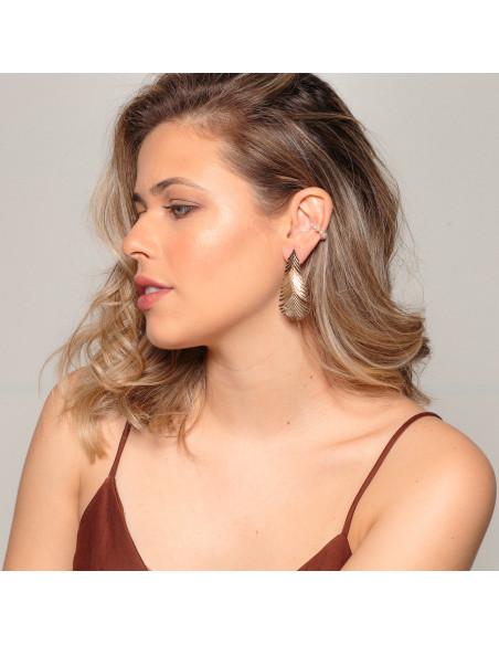 Brinco Maxi Bali | Leve e com design exclusivo | Malu Maiese