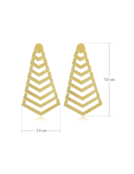 Pendientes Largos Cascade | Maxi Pendientes | Malu Maiese