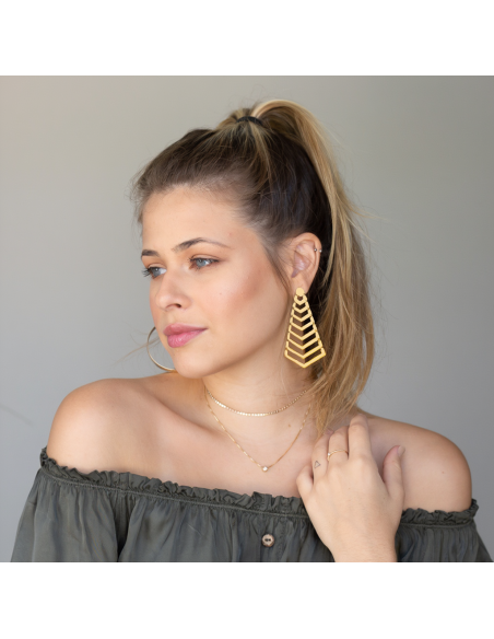 Pendientes Largos Cascade | Maxi Pendientes | Malu Maiese