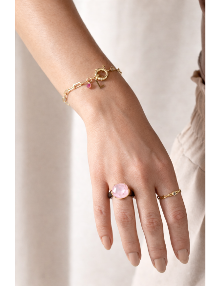 Anillo Cristal Swarovski | Anillo Tamaño Ajustable | Malu Maiese